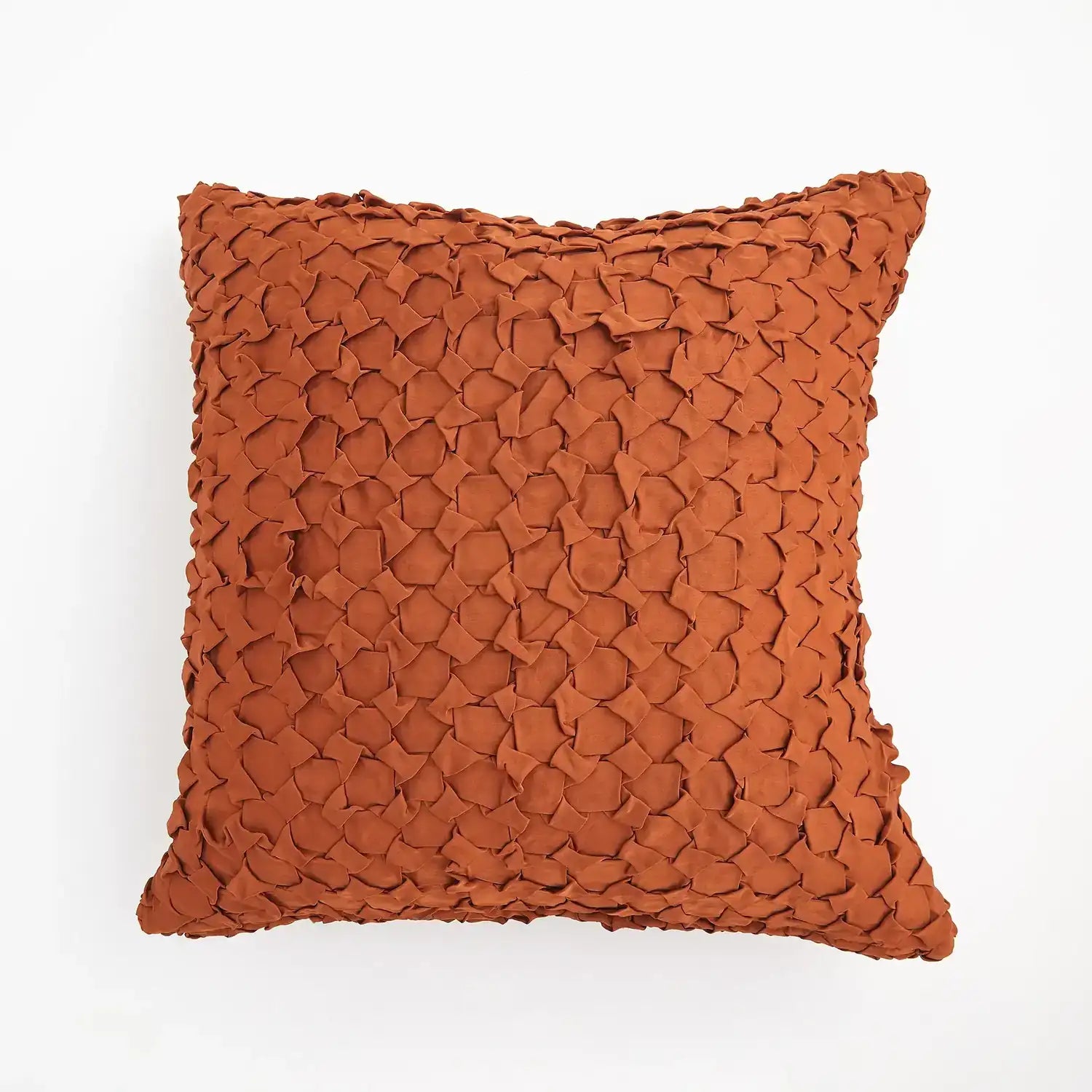 GLOBAL VIEWS DIAMOND RUCHE PILLOW - Decorative Accents