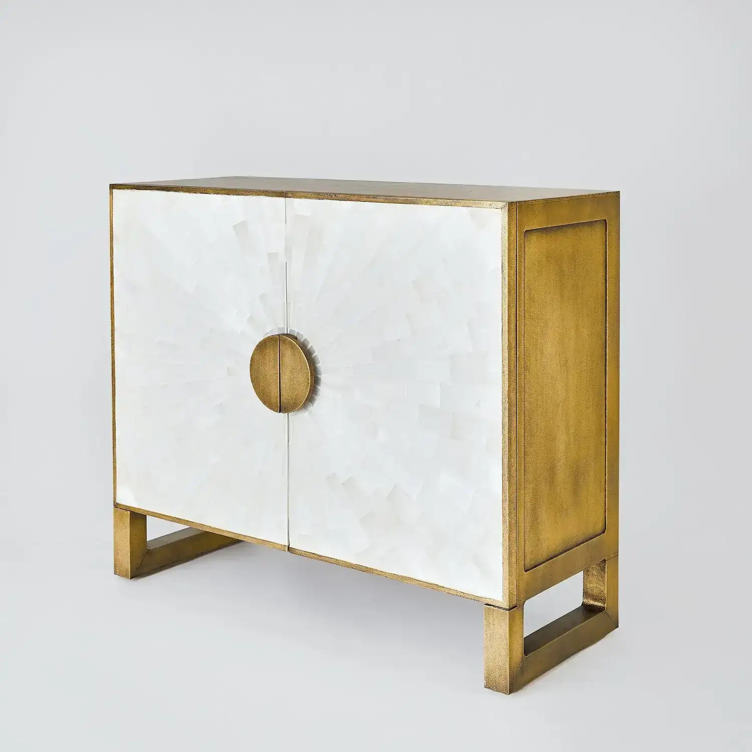 GLOBAL VIEWS GYPSUM CABINET - Cabinets & Bar