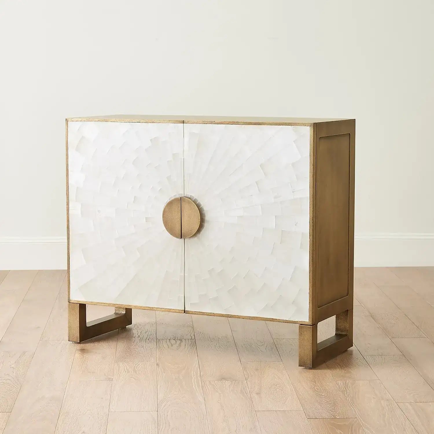 GLOBAL VIEWS GYPSUM CABINET - Cabinets & Bar