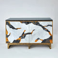 GLOBAL VIEWS INLAY CHEST - Cabinets & Bar