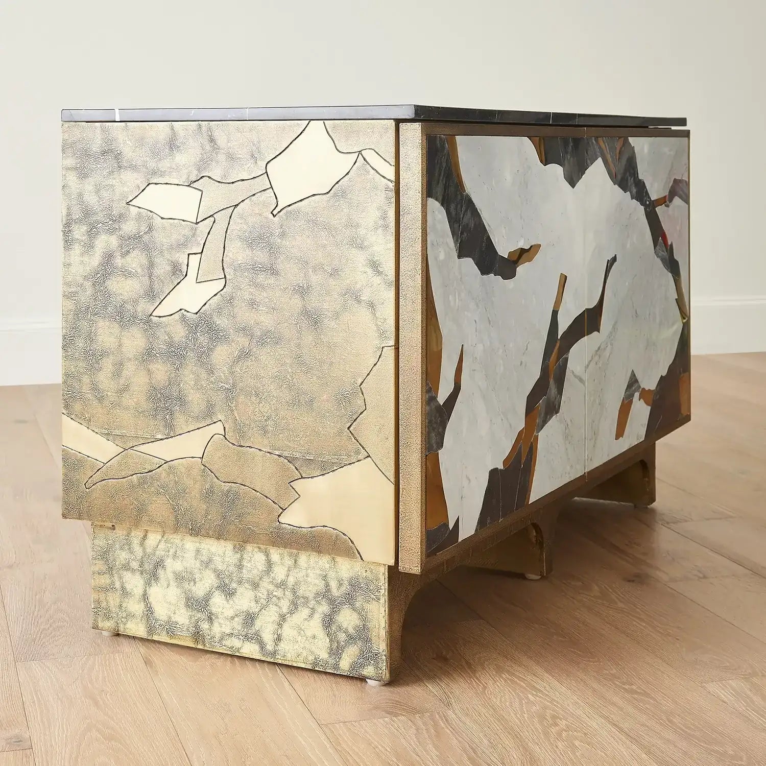 GLOBAL VIEWS INLAY CHEST - Cabinets & Bar