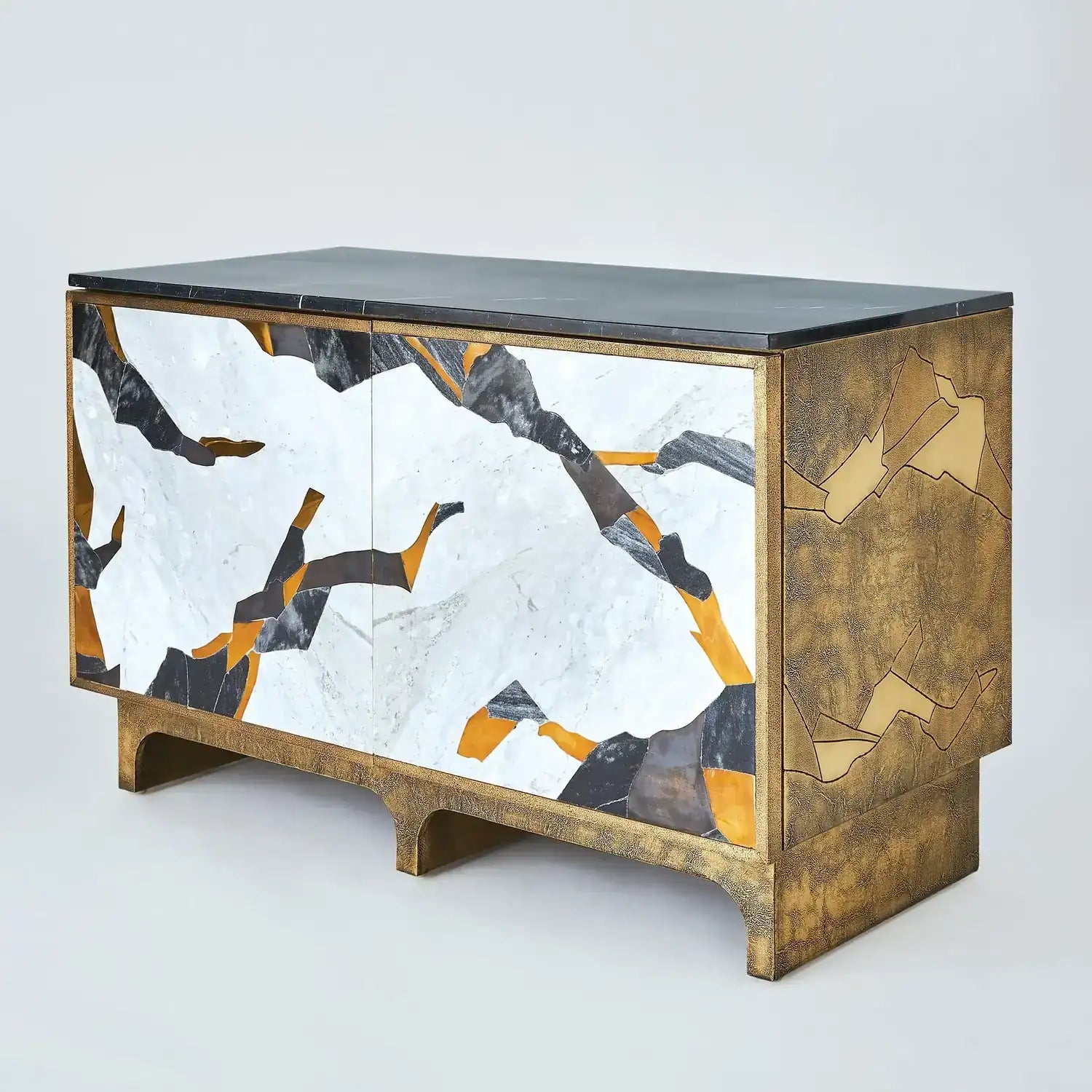 GLOBAL VIEWS INLAY CHEST - Cabinets & Bar