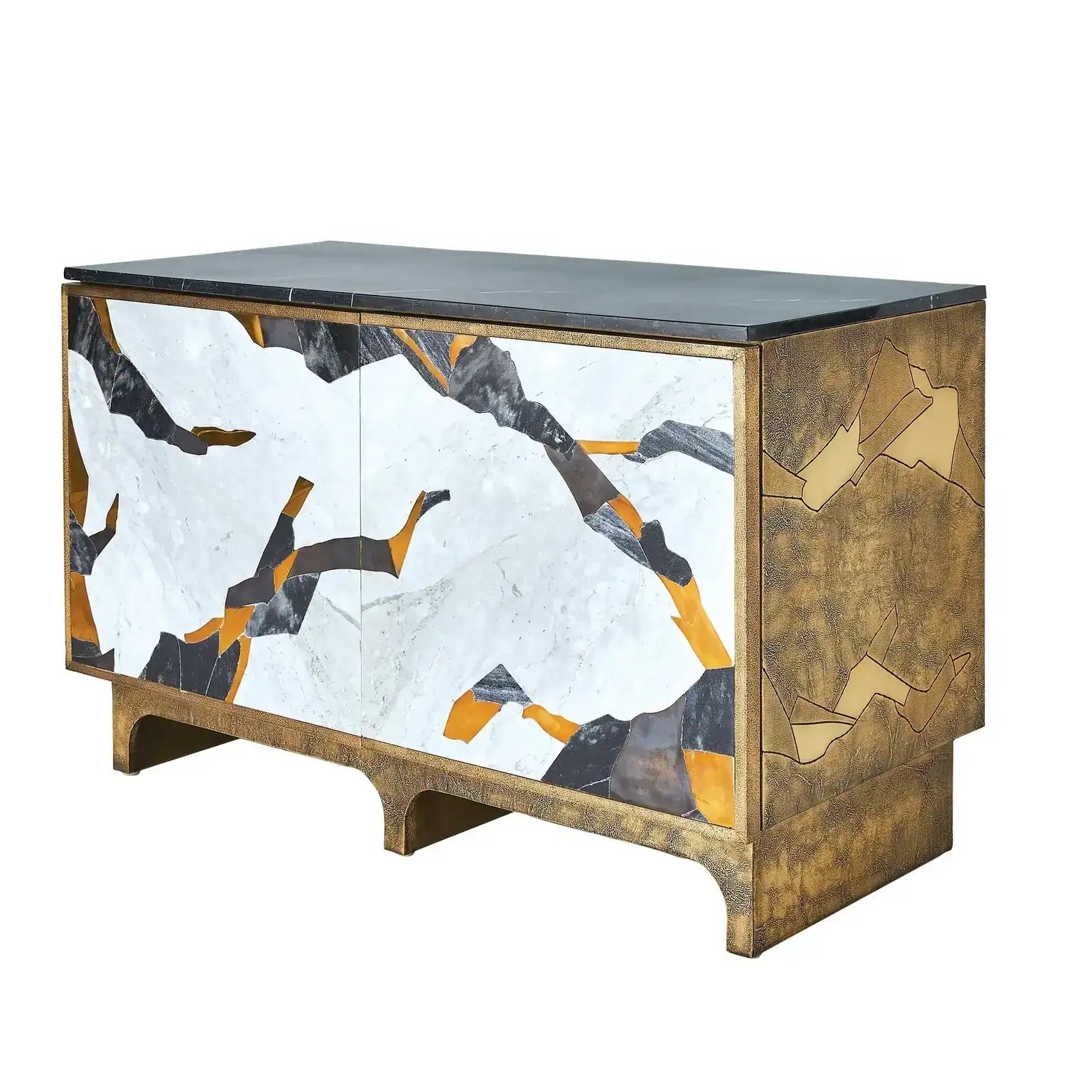 GLOBAL VIEWS INLAY CHEST - Cabinets & Bar