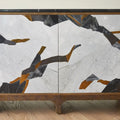 GLOBAL VIEWS INLAY CHEST - Cabinets & Bar