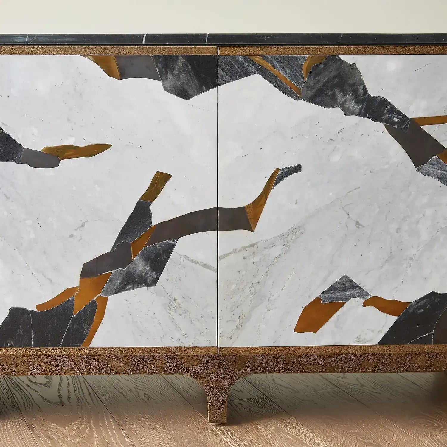 GLOBAL VIEWS INLAY CHEST - Cabinets & Bar