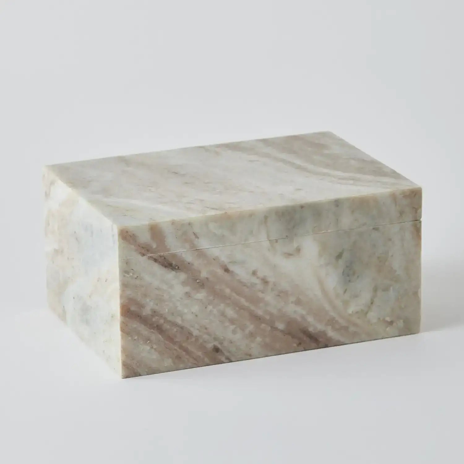 GLOBAL VIEWS TORONTO MARBLE BOX - Decorative Accents