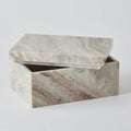 GLOBAL VIEWS TORONTO MARBLE BOX - Decorative Accents
