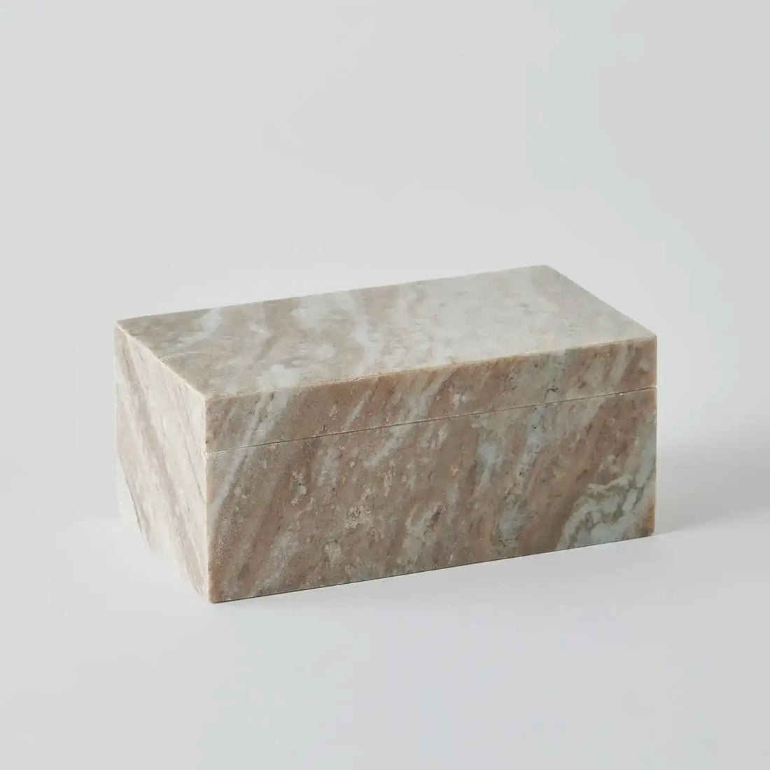 GLOBAL VIEWS TORONTO MARBLE BOX - Decorative Accents
