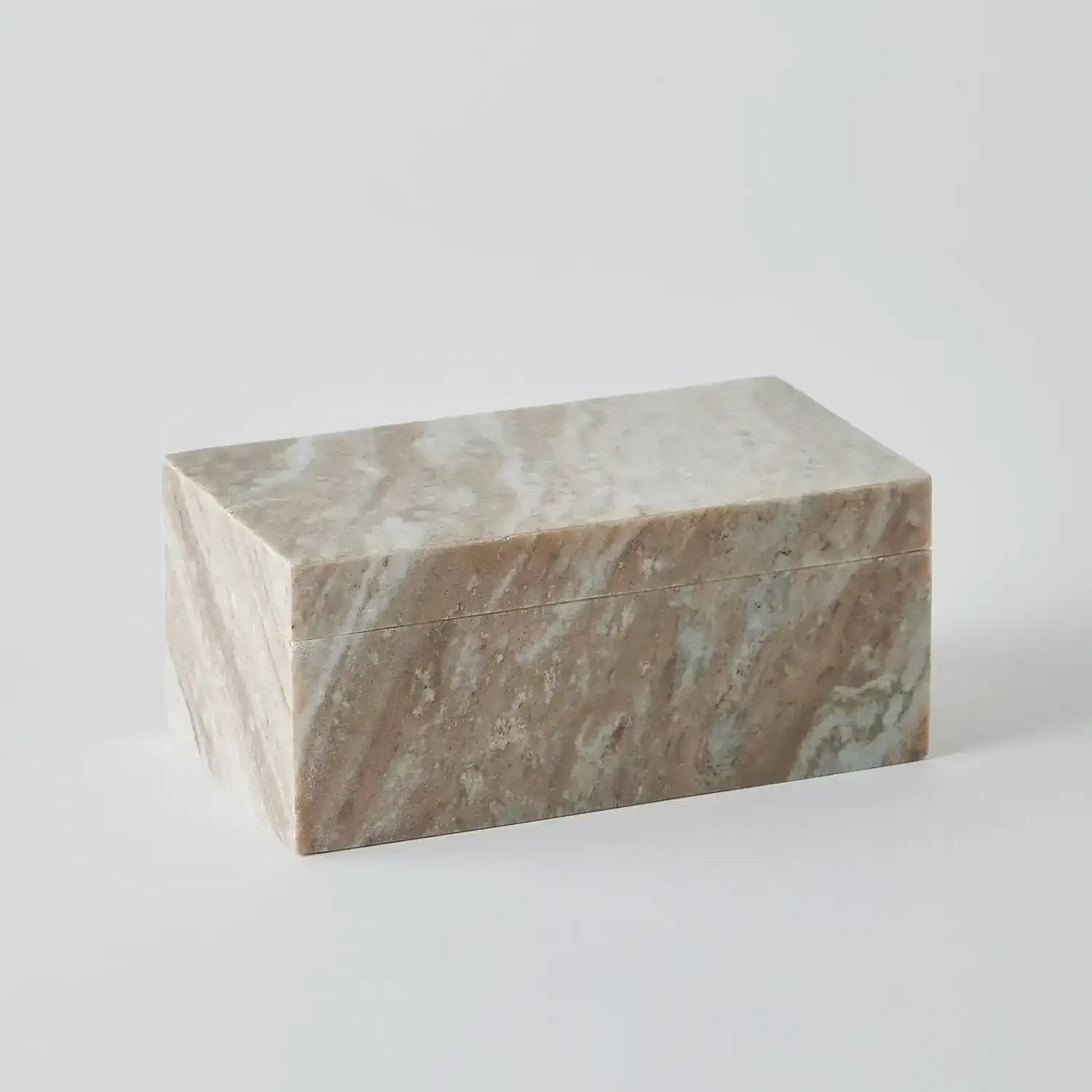 GLOBAL VIEWS TORONTO MARBLE BOX - Decorative Accents