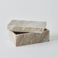 GLOBAL VIEWS TORONTO MARBLE BOX - Decorative Accents