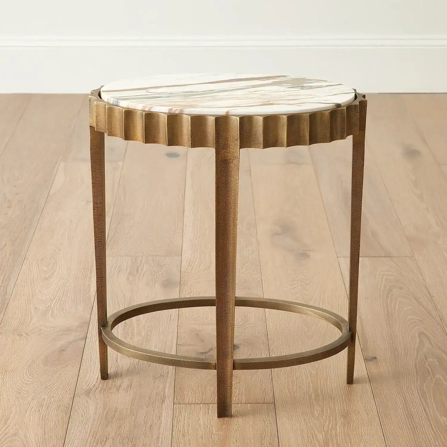 GLOBAL VIEWS LIBERTY ACCENT TABLE - Side