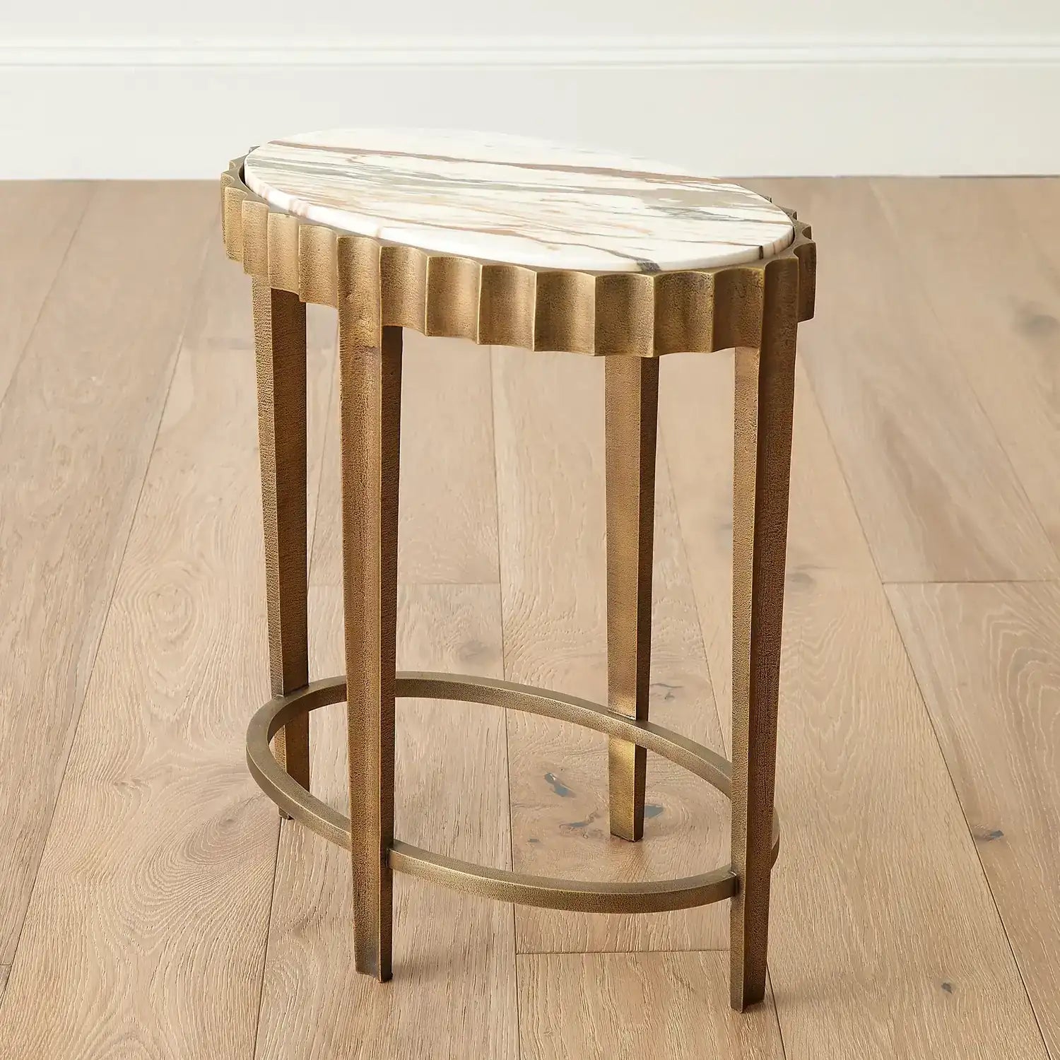 GLOBAL VIEWS LIBERTY ACCENT TABLE - Side