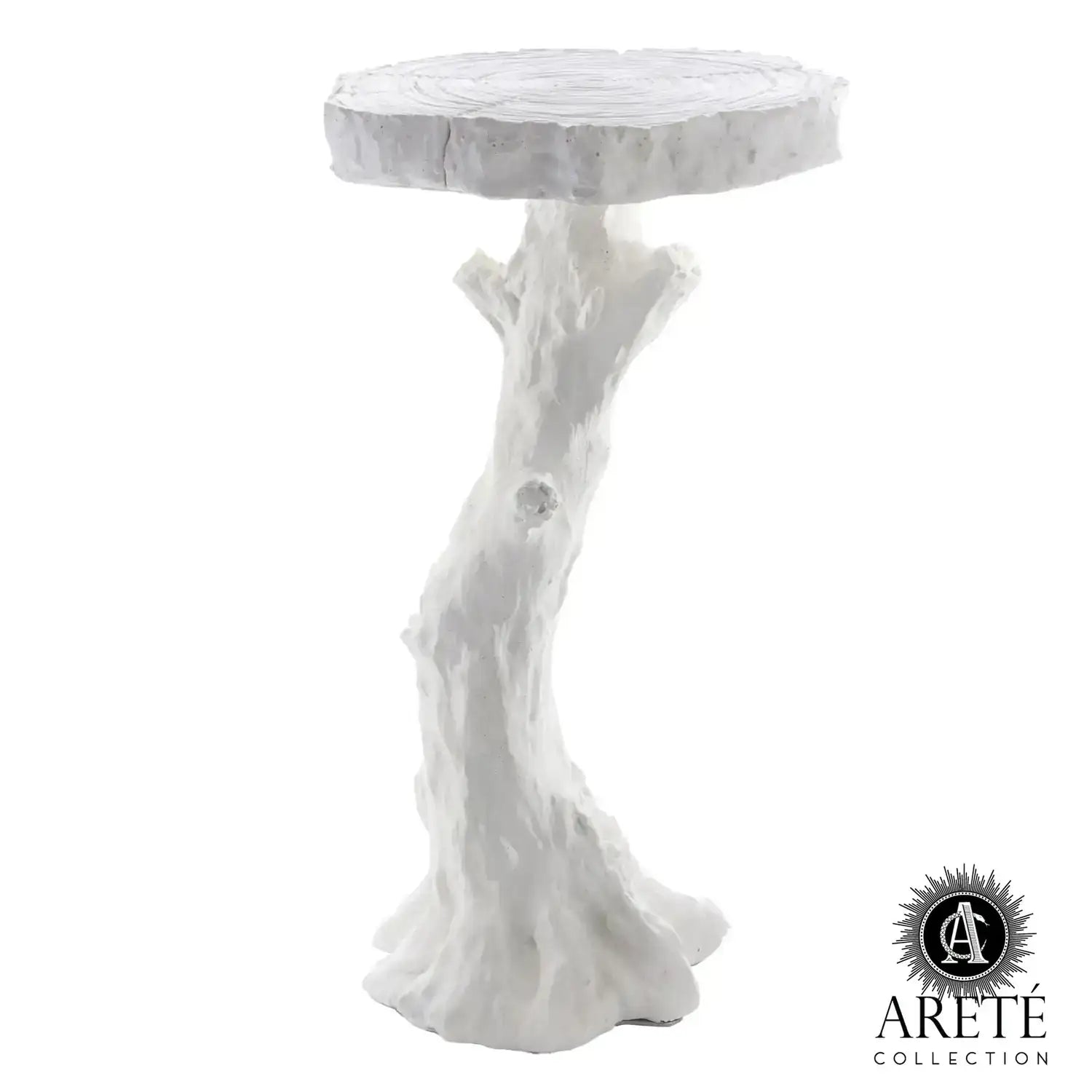 GLOBAL VIEWS FAUX BOIS TABLE - Side