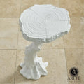 GLOBAL VIEWS FAUX BOIS TABLE - Side