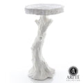 GLOBAL VIEWS FAUX BOIS TABLE - Side