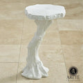 GLOBAL VIEWS FAUX BOIS TABLE - Side