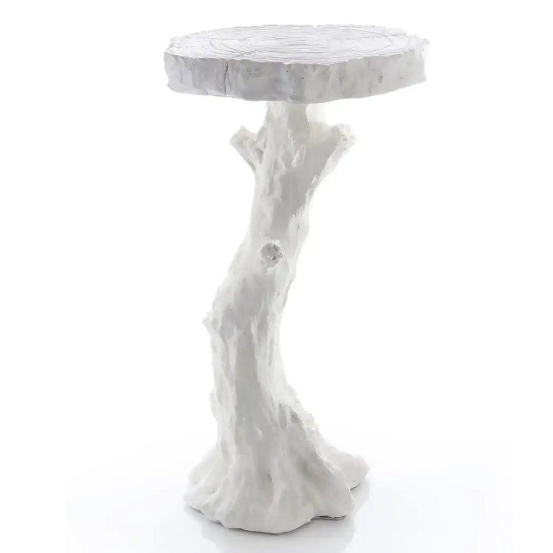 GLOBAL VIEWS FAUX BOIS TABLE - Side