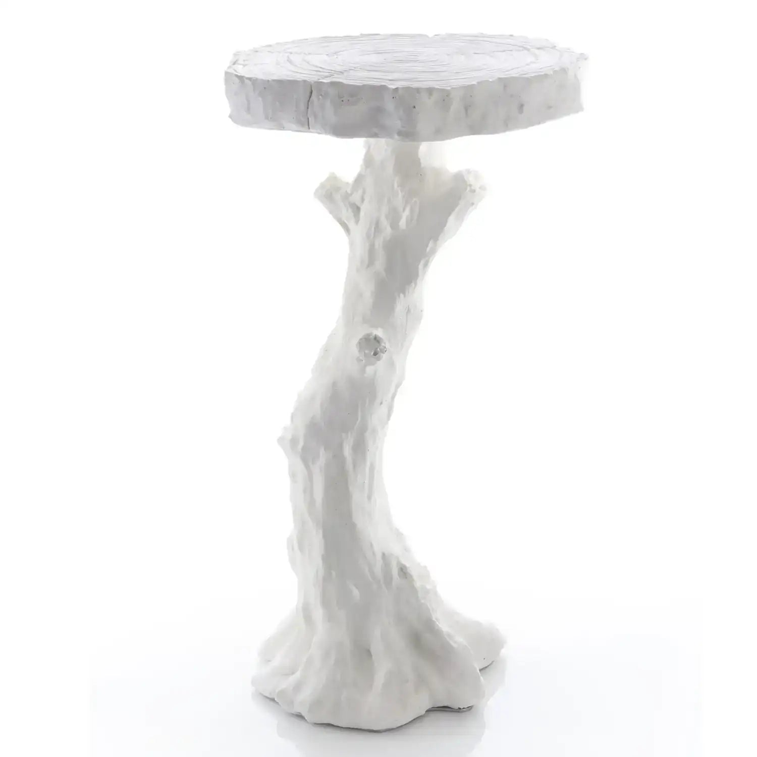 GLOBAL VIEWS FAUX BOIS TABLE - Side