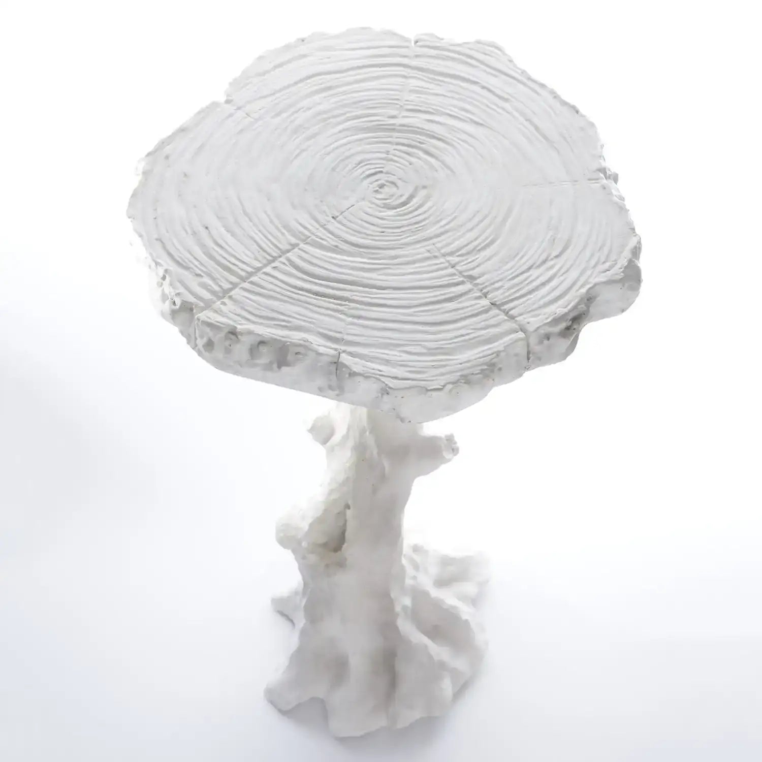 GLOBAL VIEWS FAUX BOIS TABLE - Side
