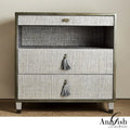 GLOBAL VIEWS ARGENTO BEDSIDE CHEST - Beds