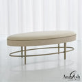 GLOBAL VIEWS ELLIPSE BENCH - Benches, Ottoman, Stools