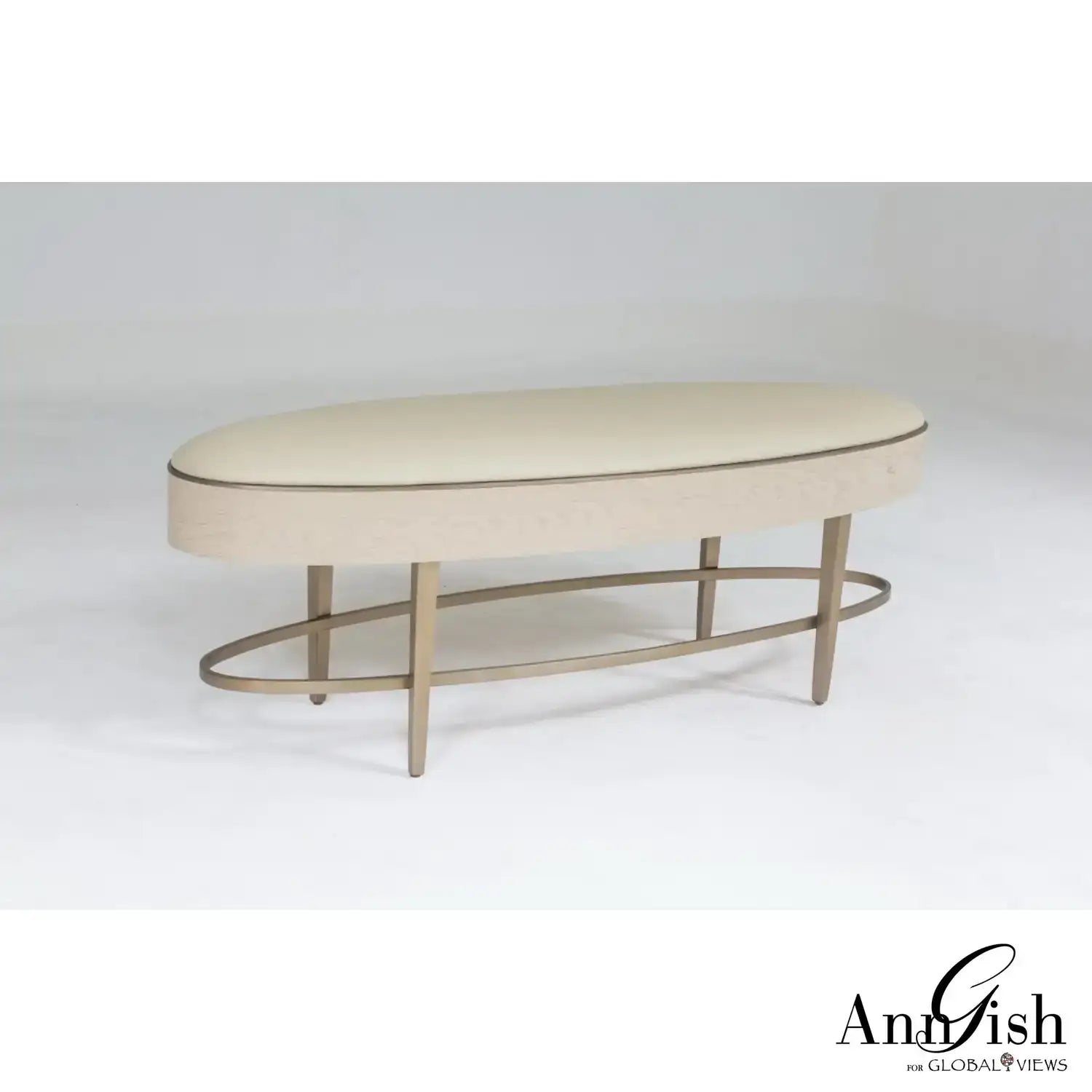 GLOBAL VIEWS ELLIPSE BENCH - Benches, Ottoman, Stools