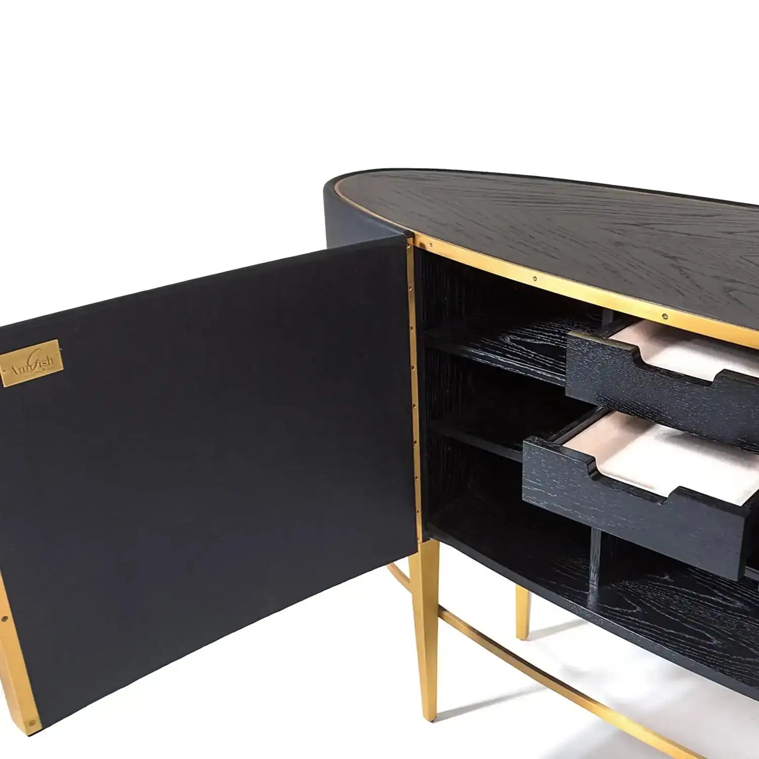 GLOBAL VIEWS ELLIPSE SIDEBOARD - Cabinets & Bar