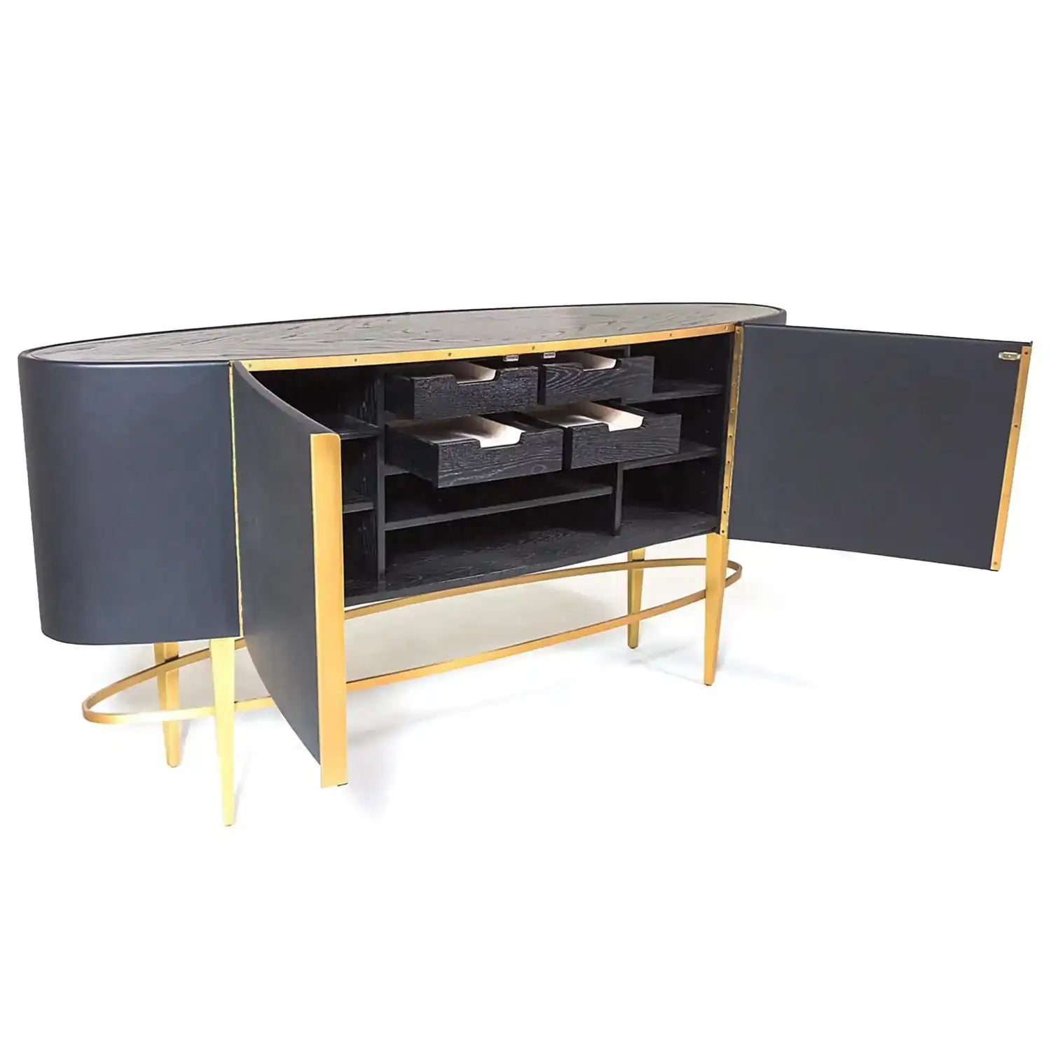 GLOBAL VIEWS ELLIPSE SIDEBOARD - Cabinets & Bar