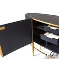 GLOBAL VIEWS ELLIPSE SIDEBOARD - Cabinets & Bar