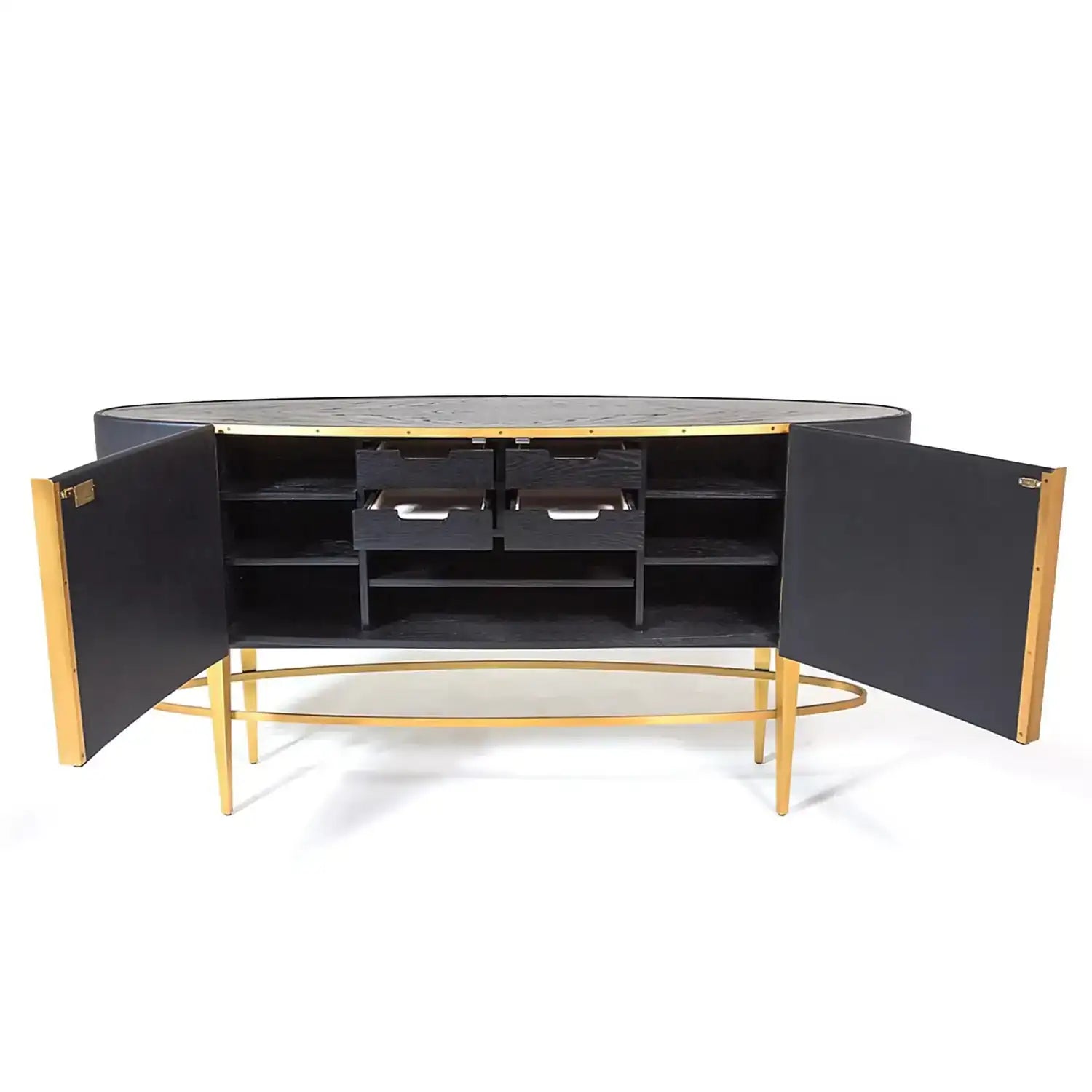 GLOBAL VIEWS ELLIPSE SIDEBOARD - Cabinets & Bar