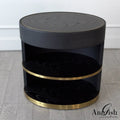GLOBAL VIEWS ELLIPSE BEDSIDE CABINET - Beds