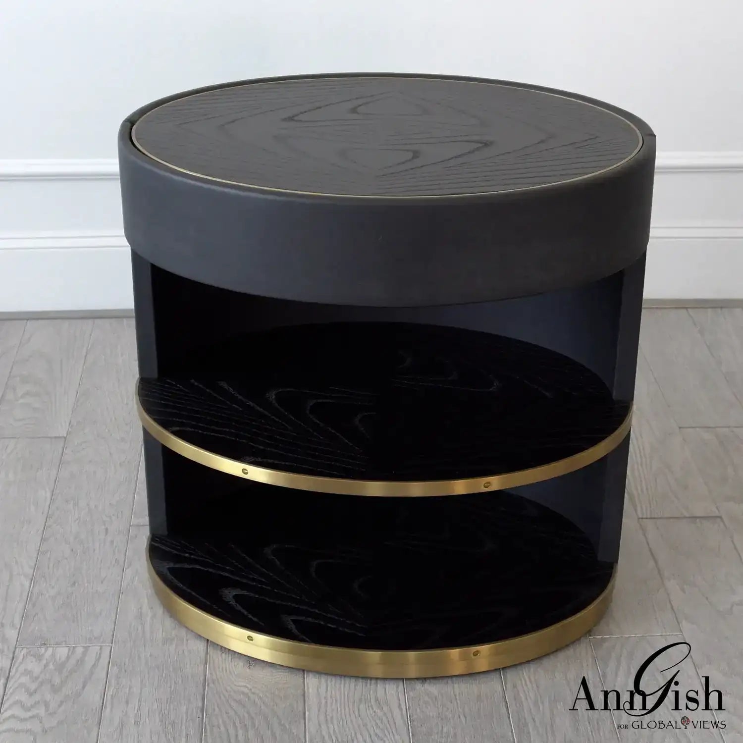 GLOBAL VIEWS ELLIPSE BEDSIDE CABINET - Beds