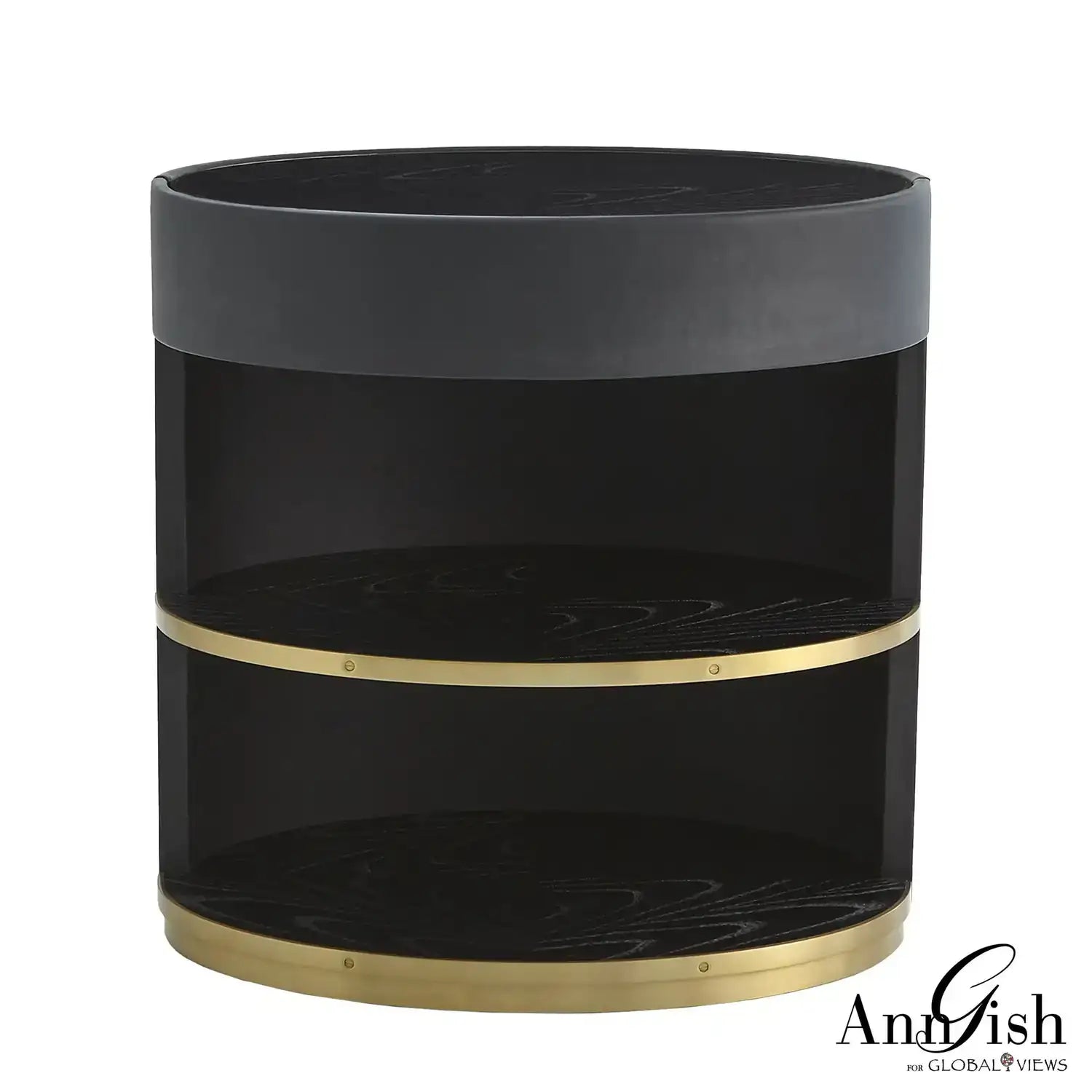 GLOBAL VIEWS ELLIPSE BEDSIDE CABINET - Beds