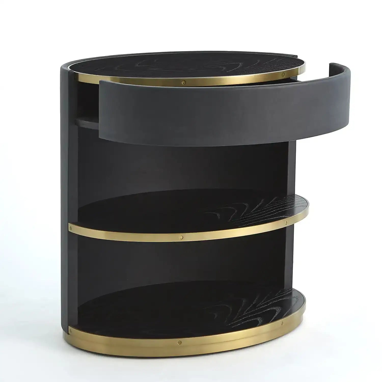 GLOBAL VIEWS ELLIPSE BEDSIDE CABINET - Beds