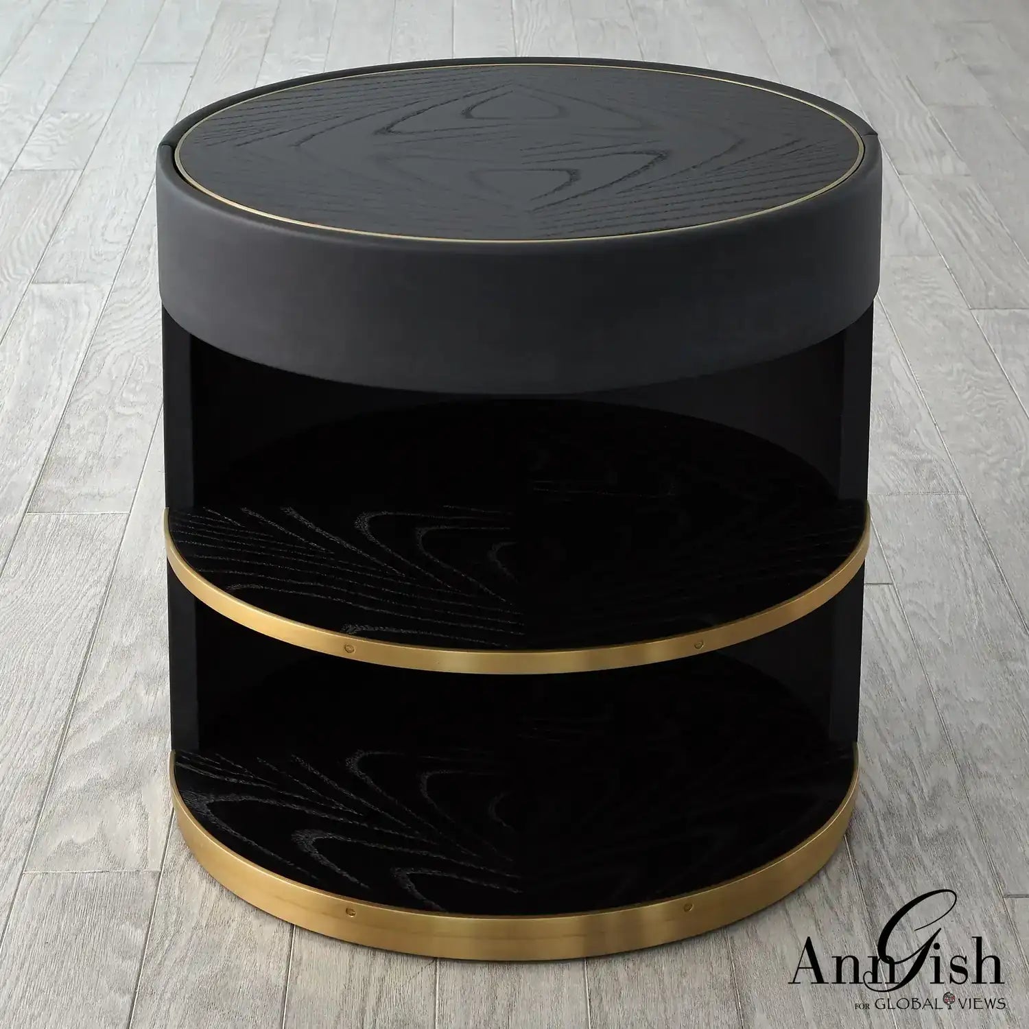 GLOBAL VIEWS ELLIPSE BEDSIDE CABINET - Beds