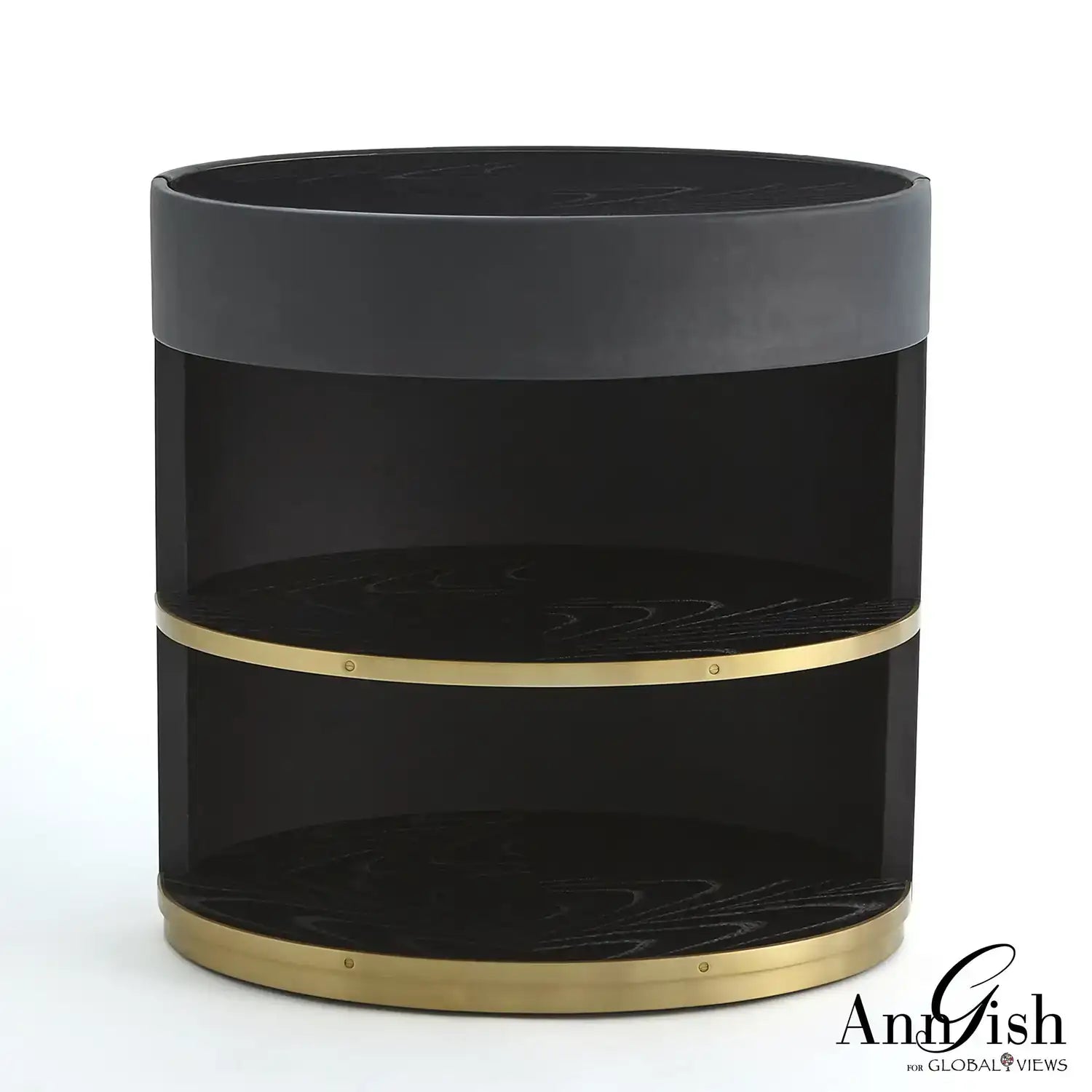 GLOBAL VIEWS ELLIPSE BEDSIDE CABINET - Beds