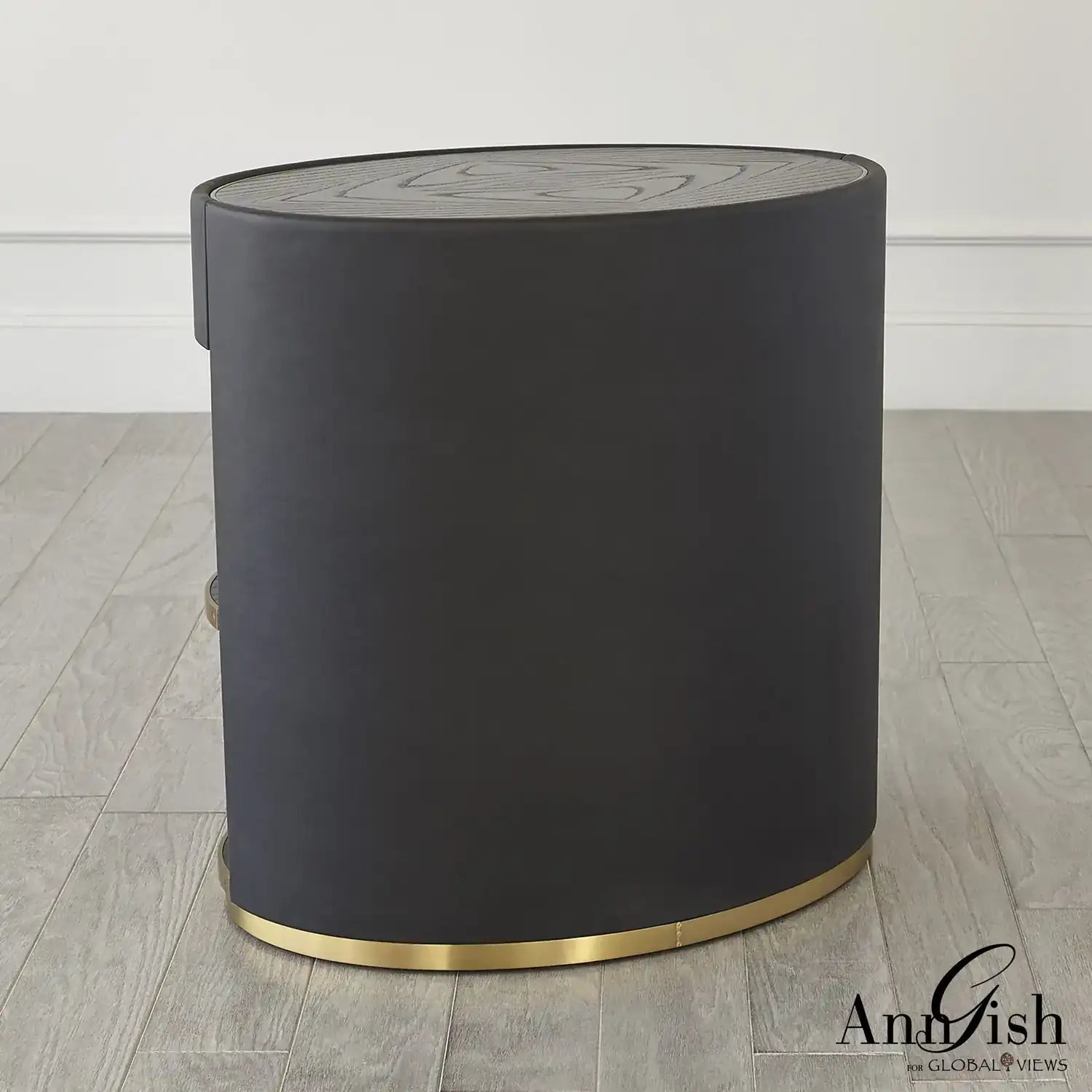 GLOBAL VIEWS ELLIPSE BEDSIDE CABINET - Beds