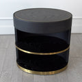 GLOBAL VIEWS ELLIPSE BEDSIDE CABINET - Beds