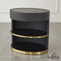GLOBAL VIEWS ELLIPSE BEDSIDE CABINET - Beds