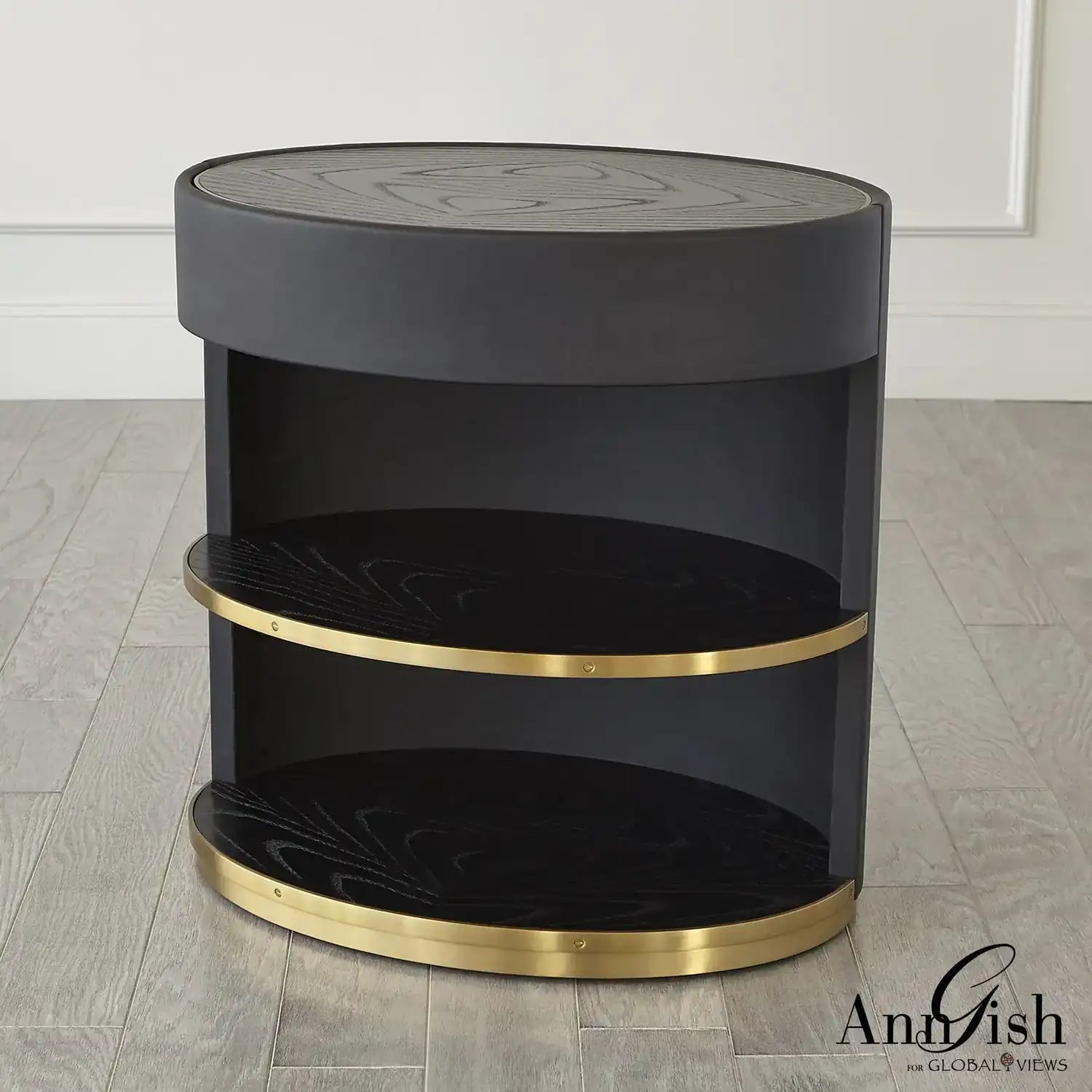 GLOBAL VIEWS ELLIPSE BEDSIDE CABINET - Beds