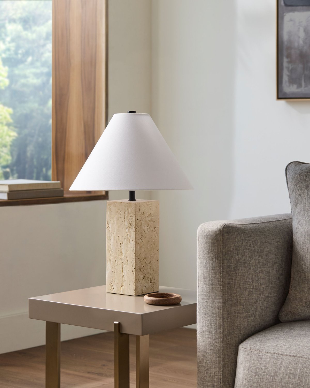 SURYA, AGATE ACCENT TABLE LAMP, TABLE LAMPS
