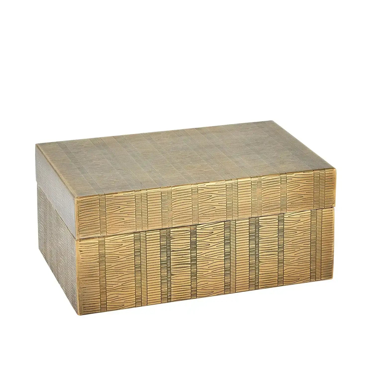 GLOBAL VIEWS KOKORO ETCHED BOX - Decorative Accents