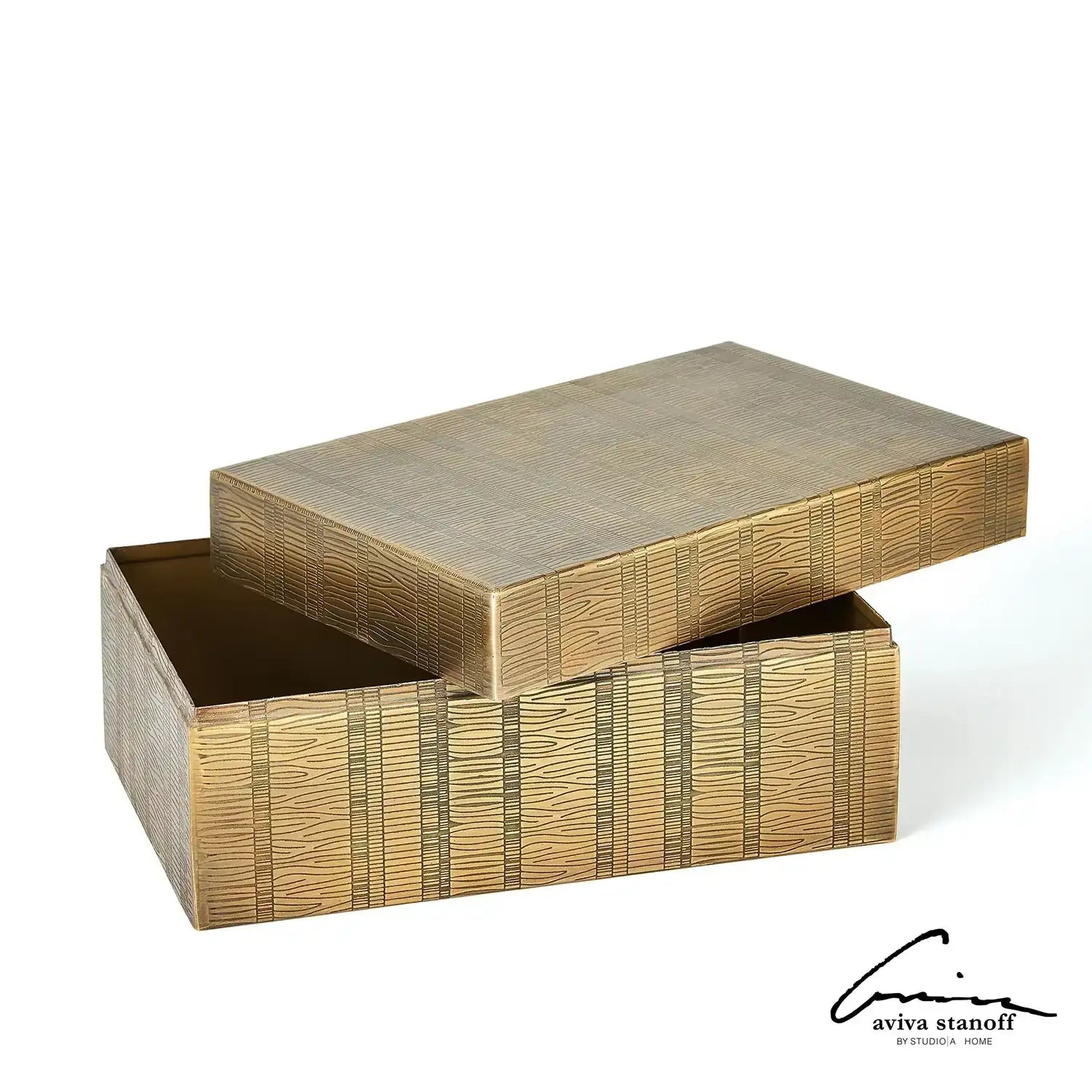 GLOBAL VIEWS KOKORO ETCHED BOX - Decorative Accents