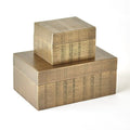 GLOBAL VIEWS KOKORO ETCHED BOX - Decorative Accents