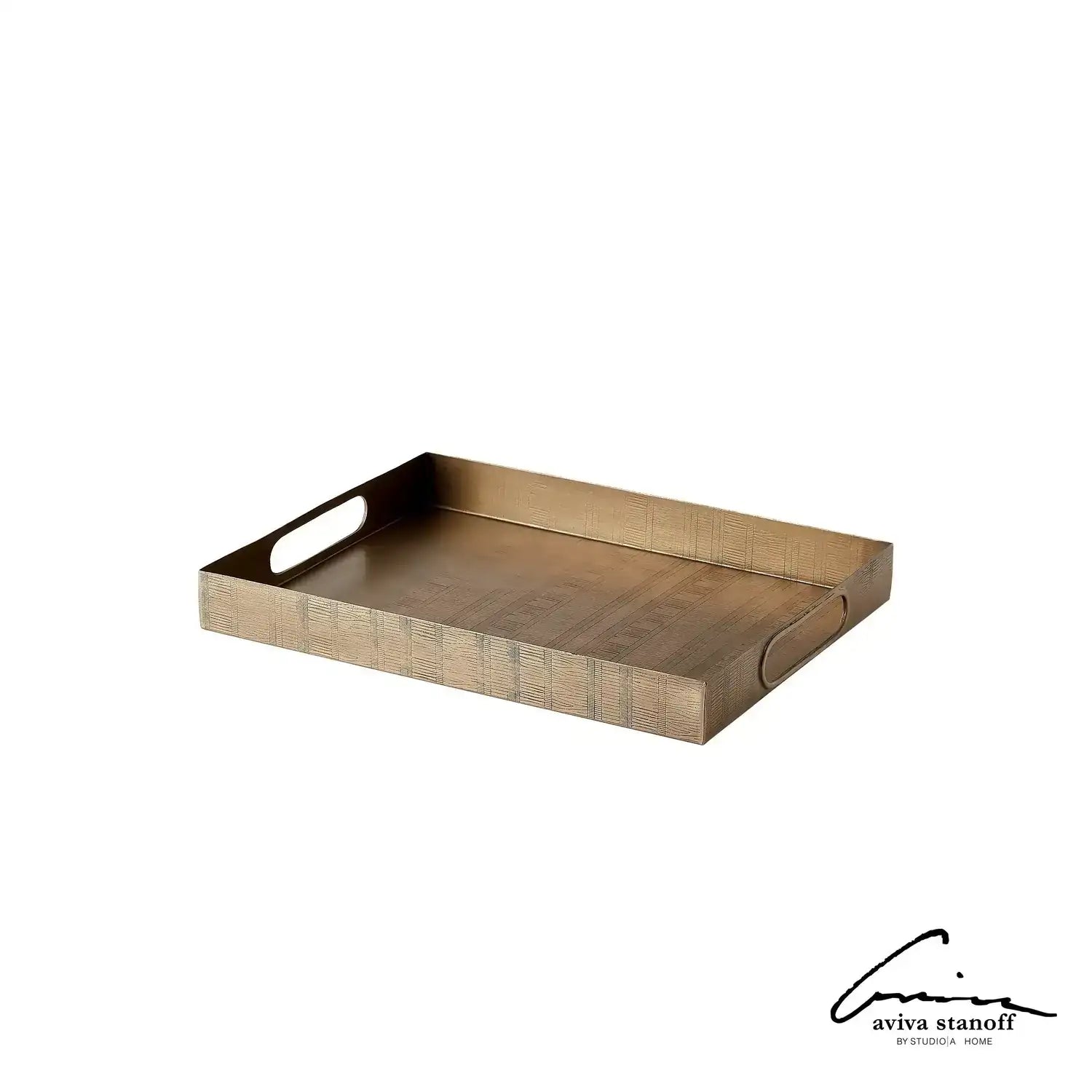GLOBAL VIEWS KOKORO ETCHED RECTANGULAR TRAY - Decorative Accents