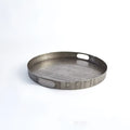 GLOBAL VIEWS KOKORO ETCHED ROUND TRAY - Decorative Accents