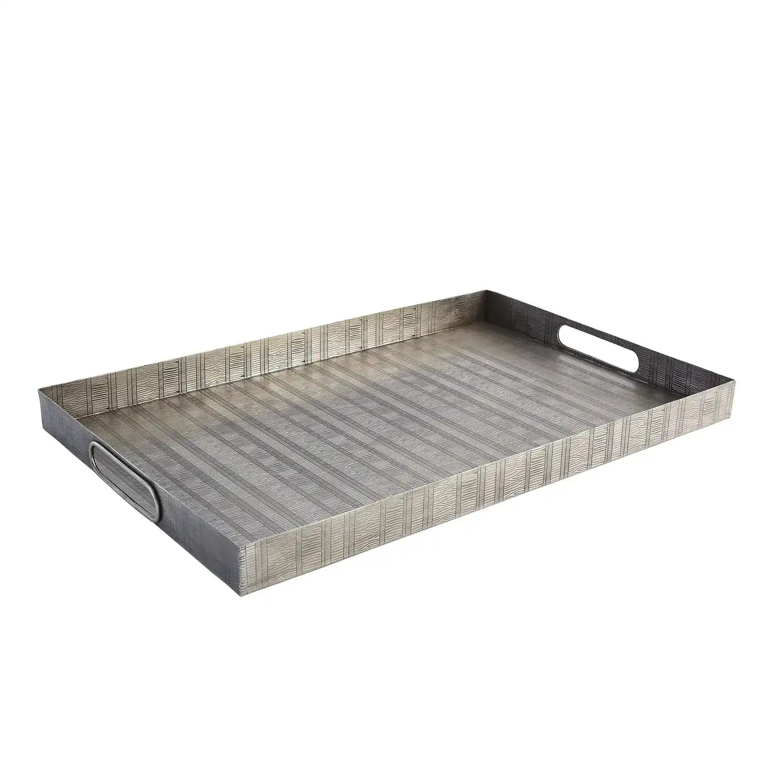 GLOBAL VIEWS KOKORO ETCHED RECTANGULAR TRAY - Decorative Accents