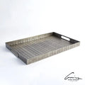 GLOBAL VIEWS KOKORO ETCHED RECTANGULAR TRAY - Decorative Accents