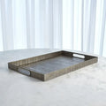 GLOBAL VIEWS KOKORO ETCHED RECTANGULAR TRAY - Decorative Accents
