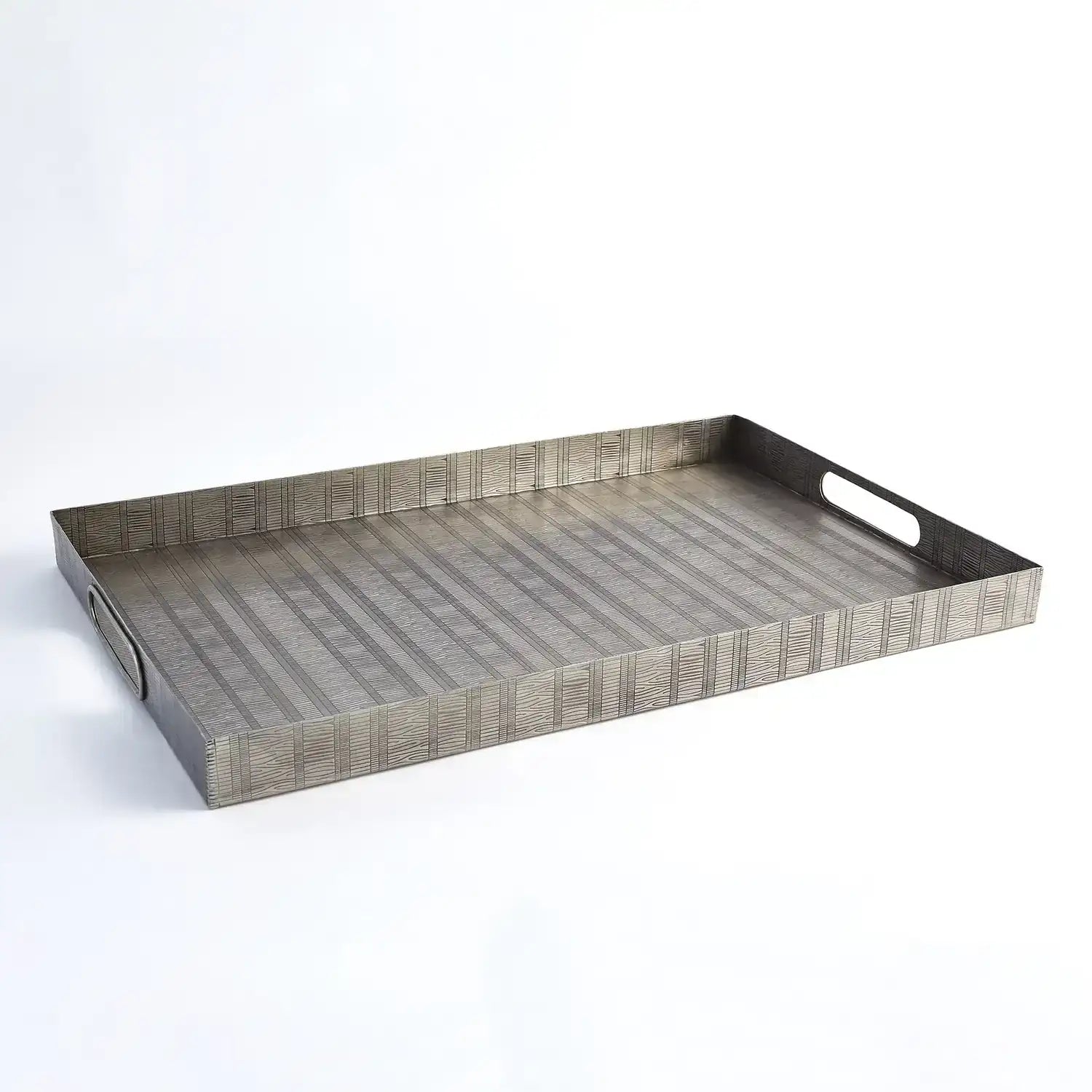 GLOBAL VIEWS KOKORO ETCHED RECTANGULAR TRAY - Decorative Accents
